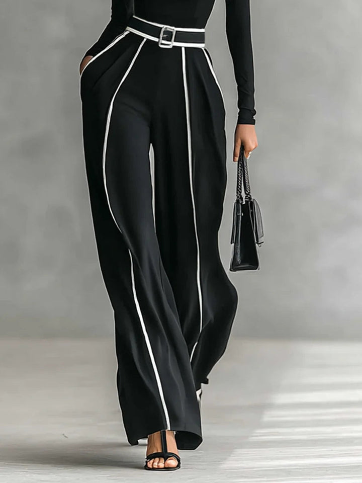 Alina | Women's Two-Piece Set with High Collar