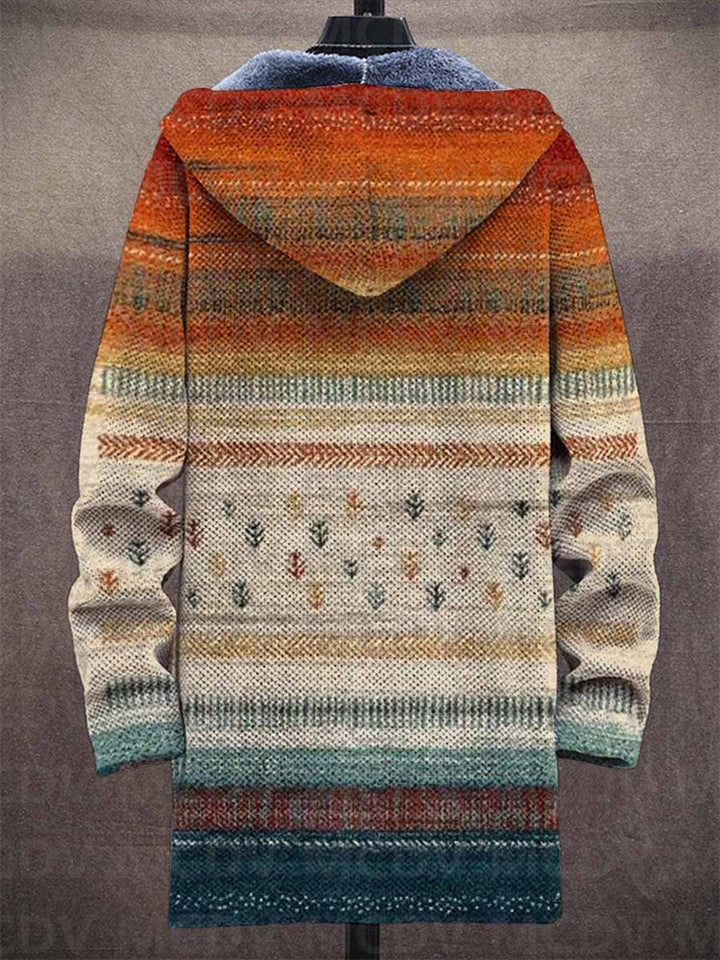 Zalie | Longline Luxurious Cardigan with Artistic Inspiration
