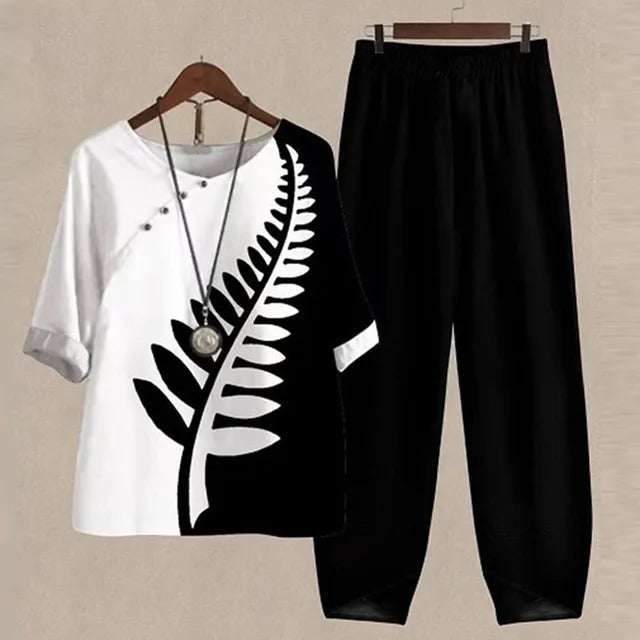 Alberta | Women's Relaxed 2-Piece Autumn Comfort Set