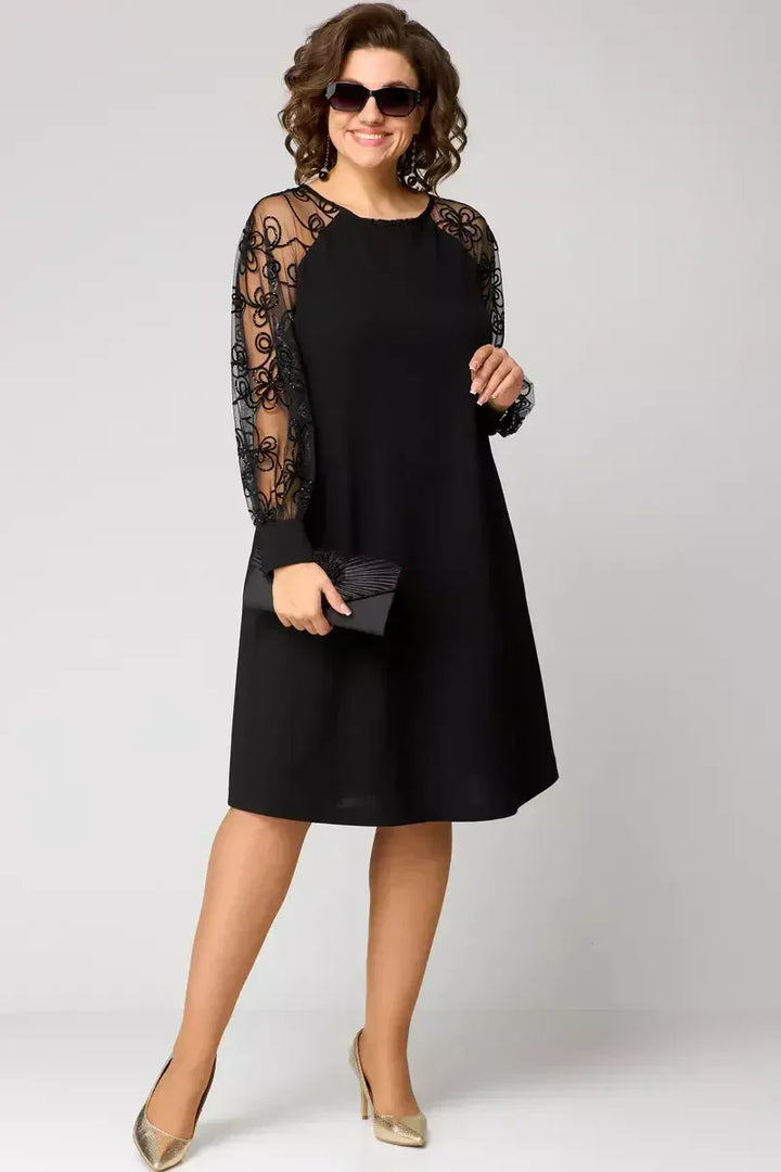 Barbora | Women's Elegant Sleeve Midi Dress