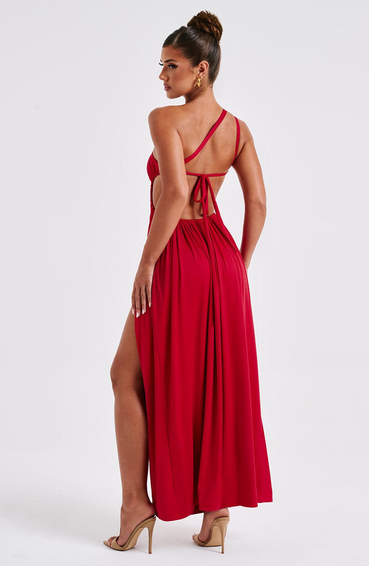 Alecia | Women's Maxi Dress with Cut-Out