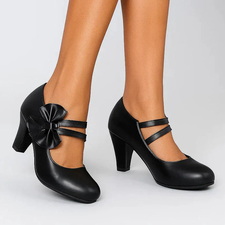 Bel | Women's Cushioned Buckle Elegant Heels