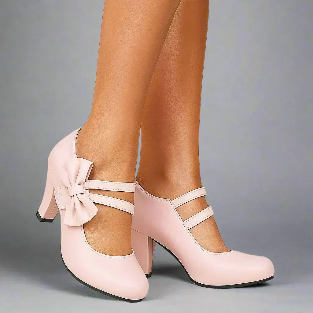 Bel | Women's Cushioned Buckle Elegant Heels