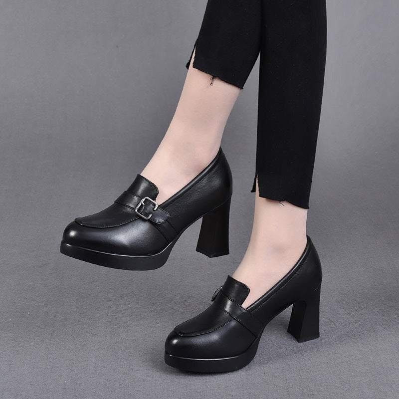 Bertha | Women's Cushioned Buckle Comfort Shoes