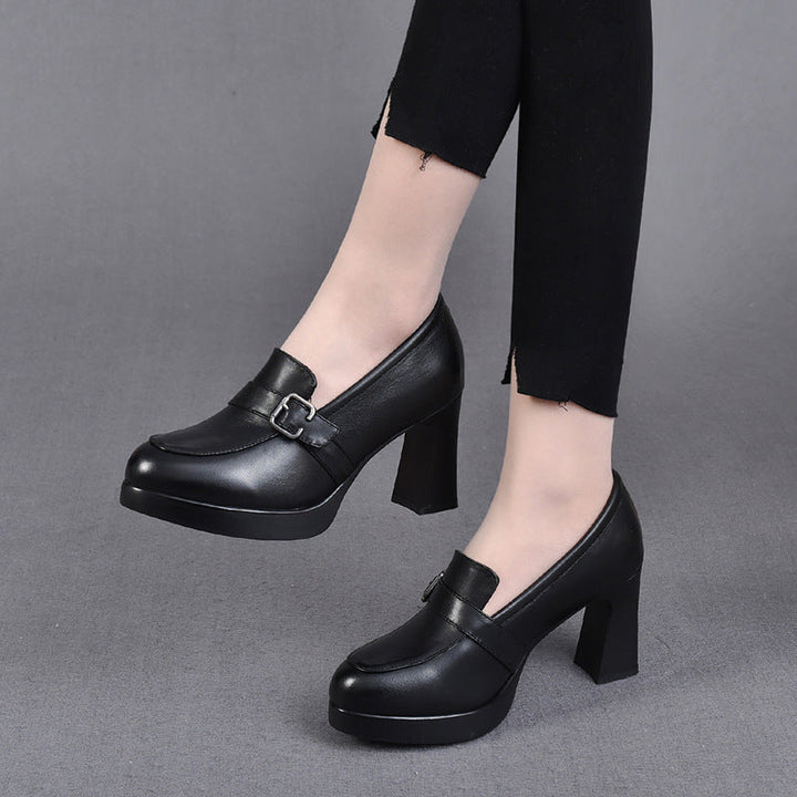 Bertha | Women's Cushioned Buckle Comfort Shoes