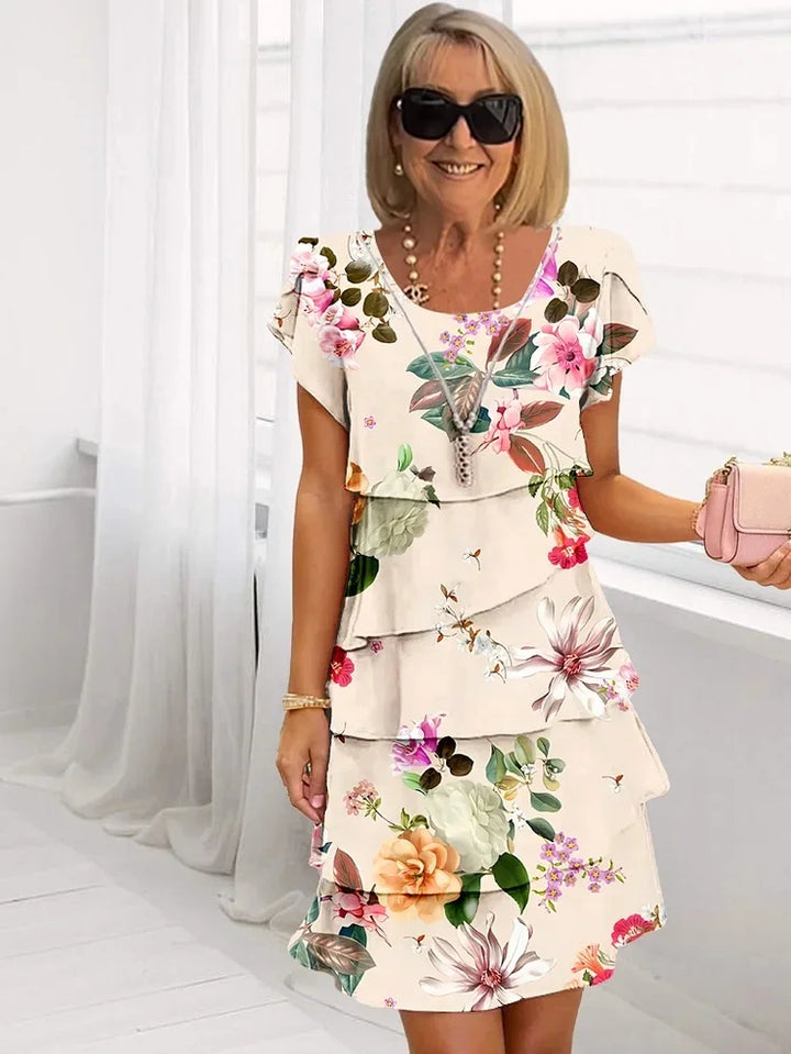 Phoebe | Women's Relaxed Bloom Ruffle Mini Dress