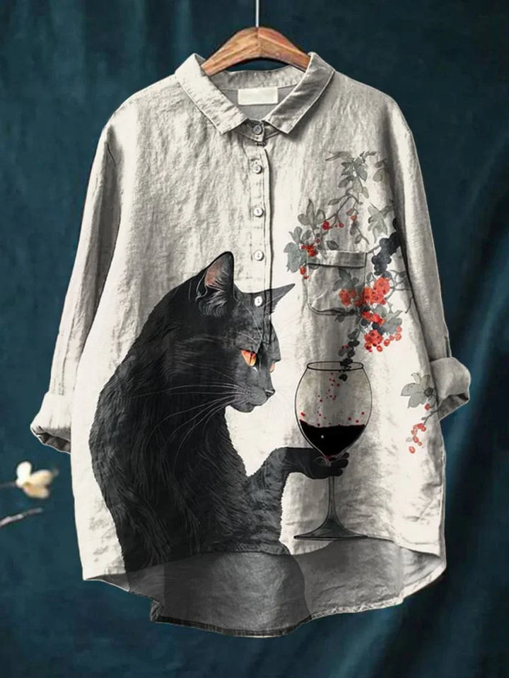 Uluru | Longline Cat Art Shirt