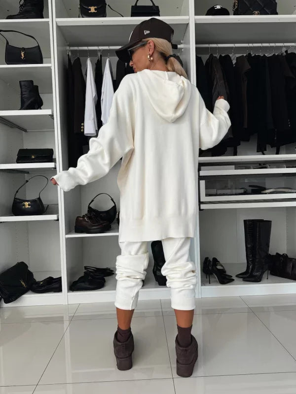 Camilla | Elegant Hooded Two-Piece Women's Set