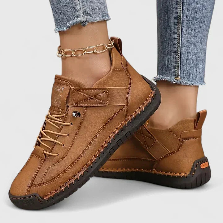 Kimberley | Women's Cushioned Lace-Up Comfy Orthopedic Trainers