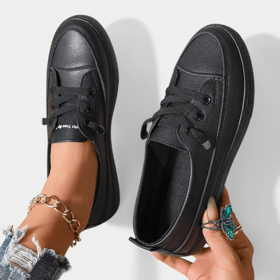 Ana | Orthopedic Flat Lace-Up Shoes