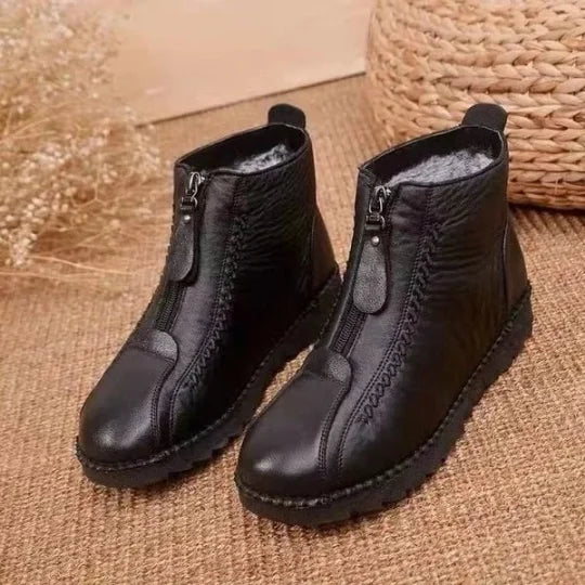 Mia | Women's Cushioned Zip Elegant Non-Slip Ankle Boots