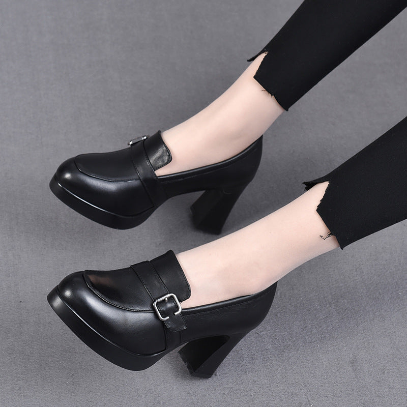 Bertha | Women's Cushioned Buckle Comfort Shoes