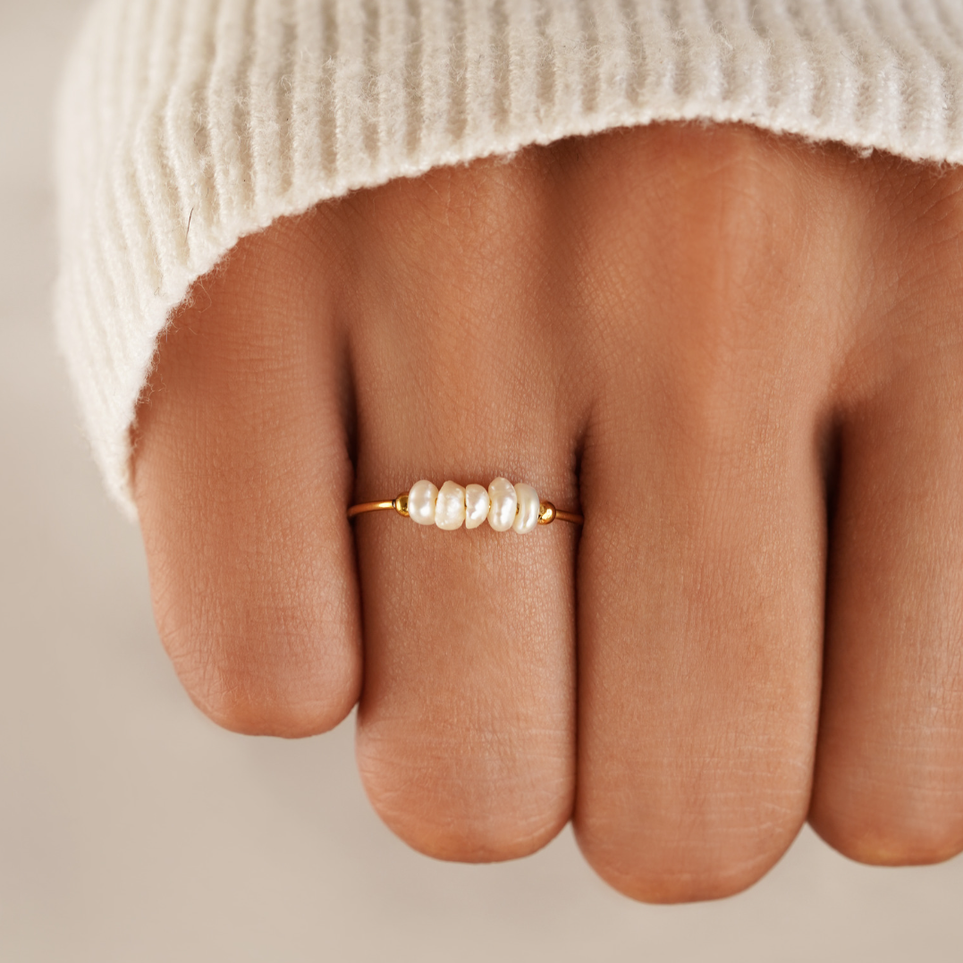 Silva | Ring made of freshwater pearls