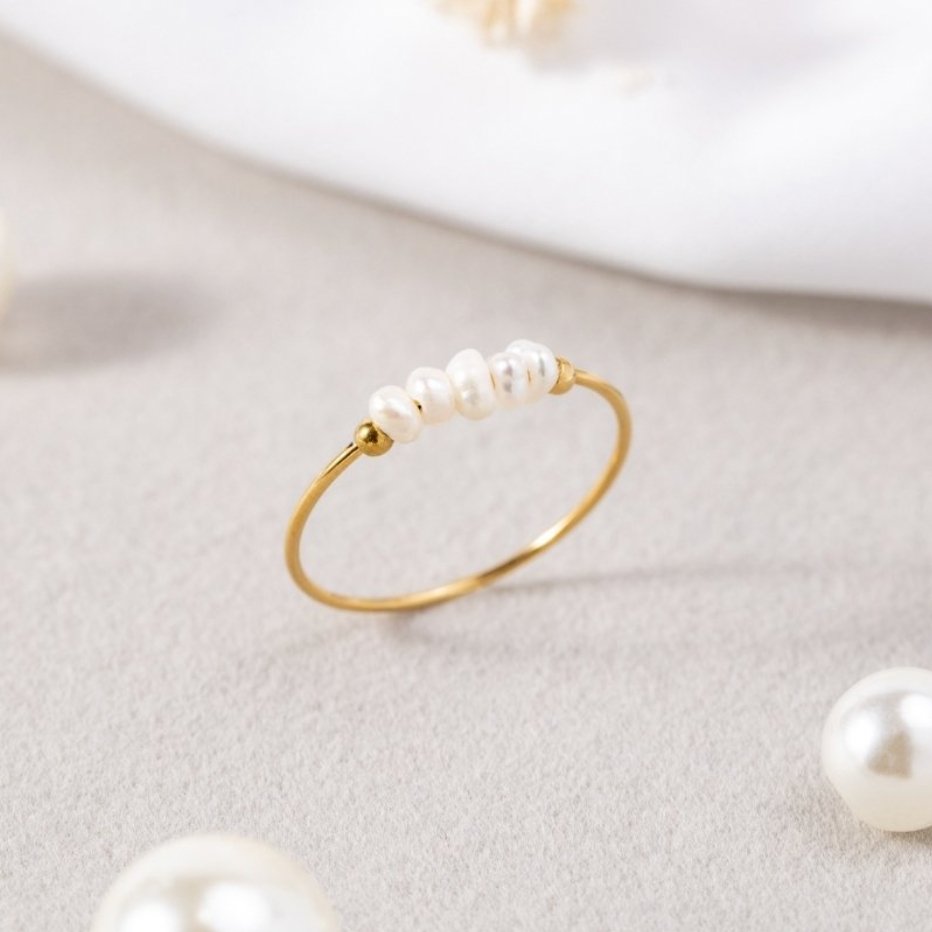 Silva | Ring made of freshwater pearls