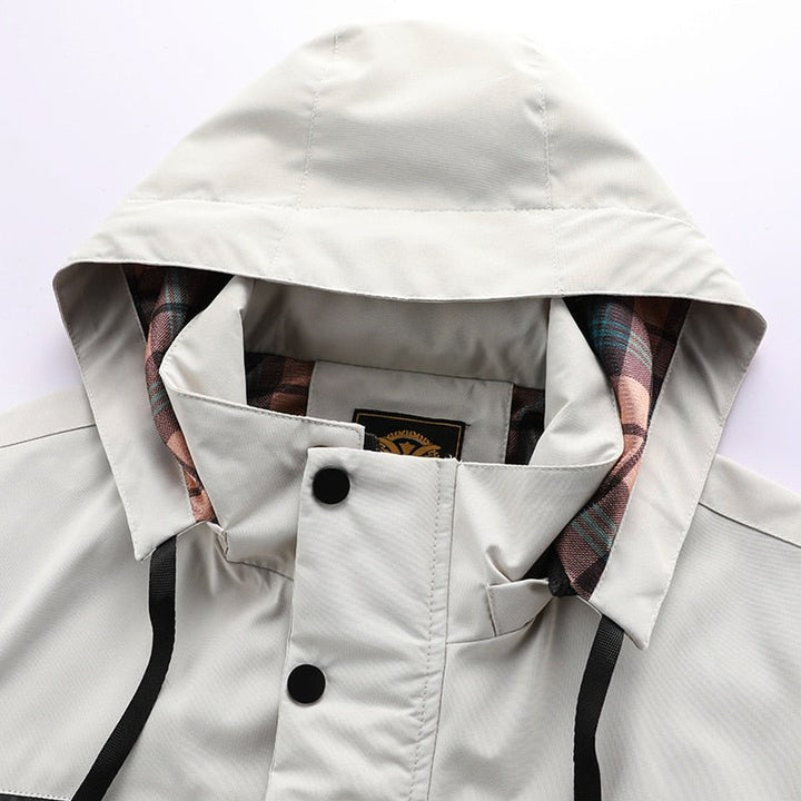 Men's Relaxed Cole Outdoor Jacket, Windproof and Waterproof Protection with Pockets