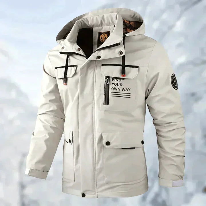 Men's Relaxed Cole Outdoor Jacket, Windproof and Waterproof Protection with Pockets