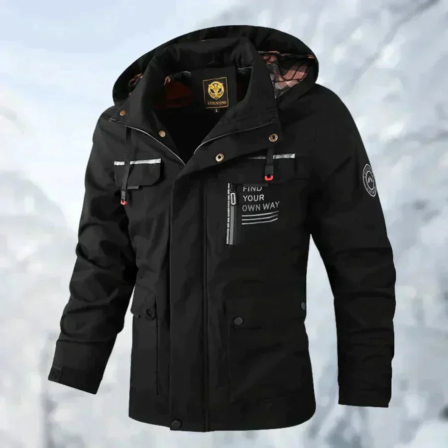 Men's Relaxed Cole Outdoor Jacket, Windproof and Waterproof Protection with Pockets