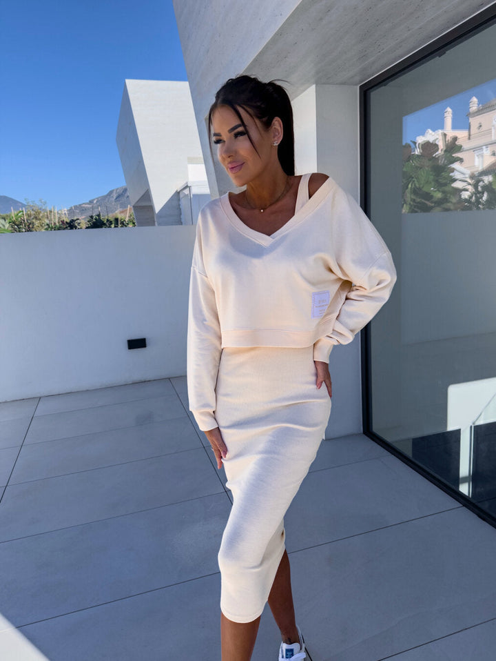 Andrea | Women's Casual Sweatshirt and Dress Set