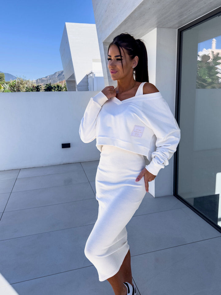 Andrea | Women's Casual Sweatshirt and Dress Set