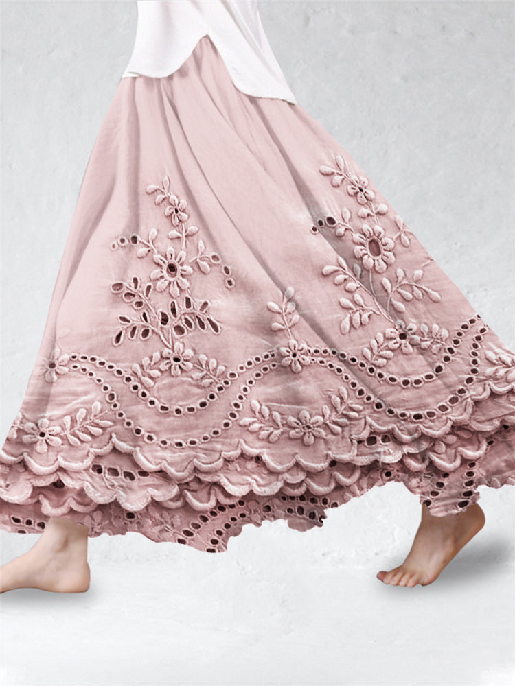 Aurette | Women's Relaxed Boho Printed Skirt