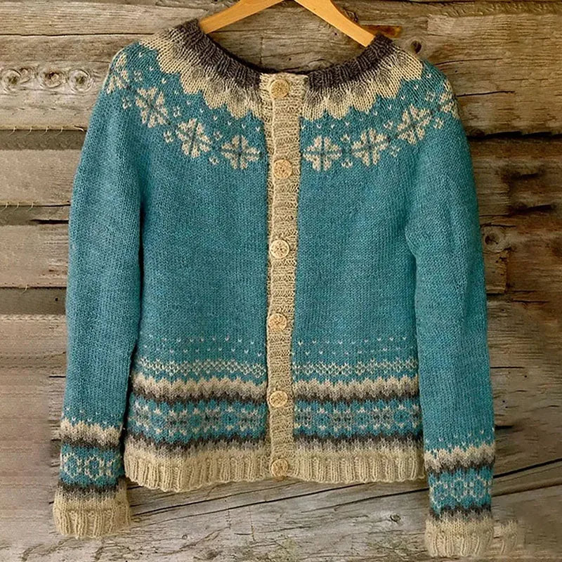 Allaira | Women's Vintage Icelandic Cardigan