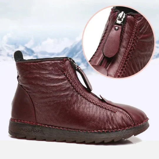 Mia | Women's Cushioned Zip Elegant Non-Slip Ankle Boots