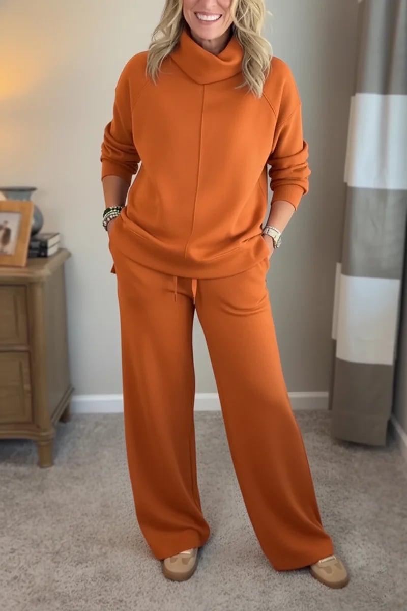 Remy | Relaxed Two-Piece Women’s Travel Set with Side Slit and Side Slits