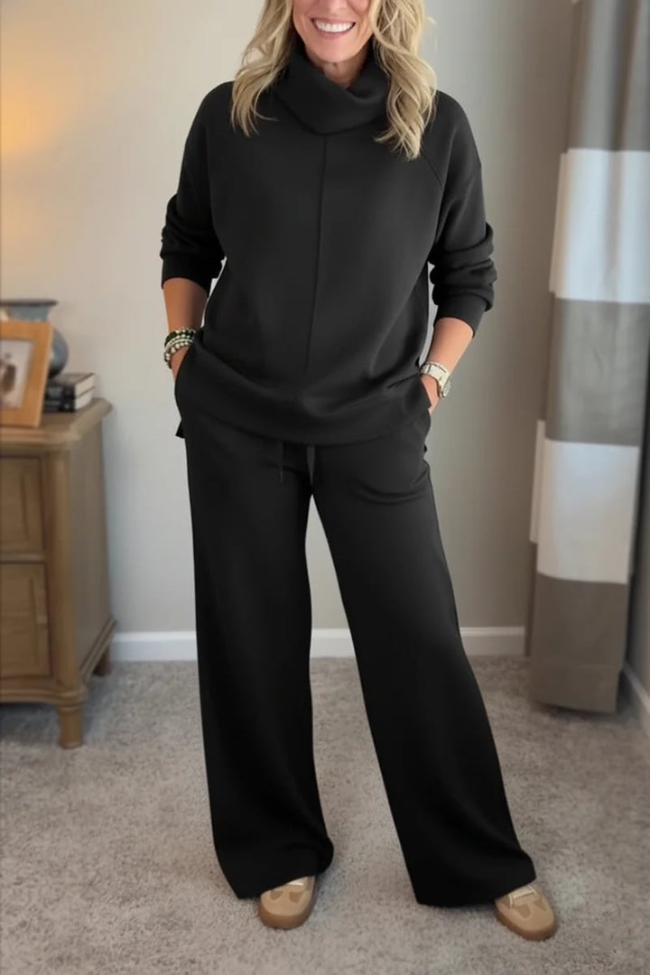 Remy | Relaxed Two-Piece Women’s Travel Set with Side Slit and Side Slits