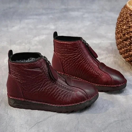 Mia | Women's Cushioned Zip Elegant Non-Slip Ankle Boots