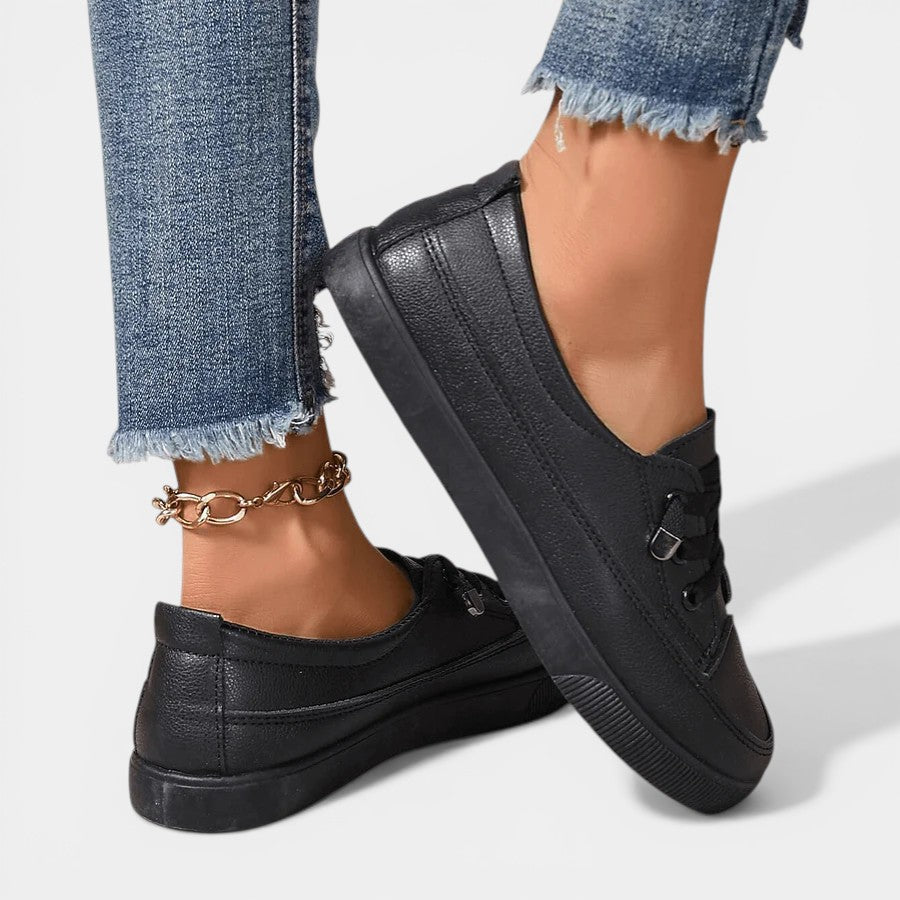 Ana | Orthopedic Flat Lace-Up Shoes