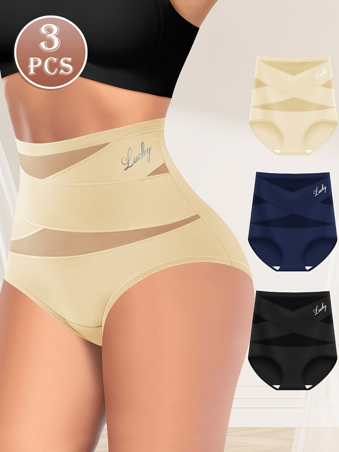Elvy | Women's High-Waisted Tummy Control Panties