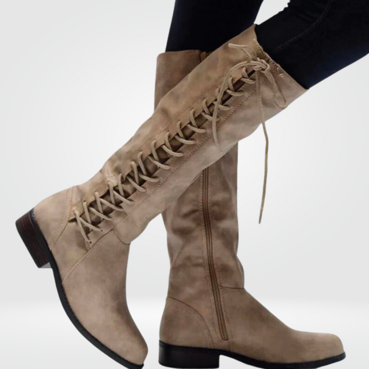 Aubrey | Women's Cushioned Lace-Up High Boots