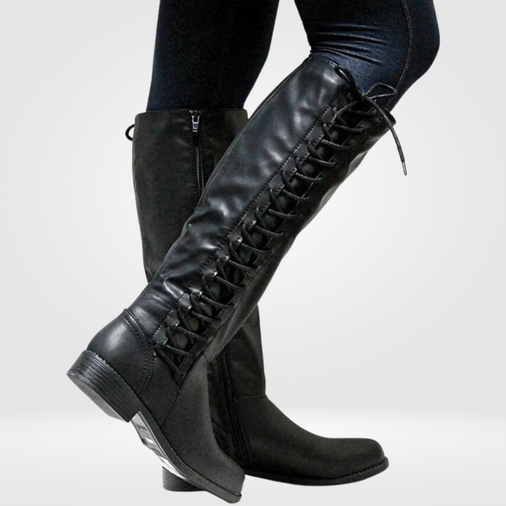 Aubrey | Women's Cushioned Lace-Up High Boots