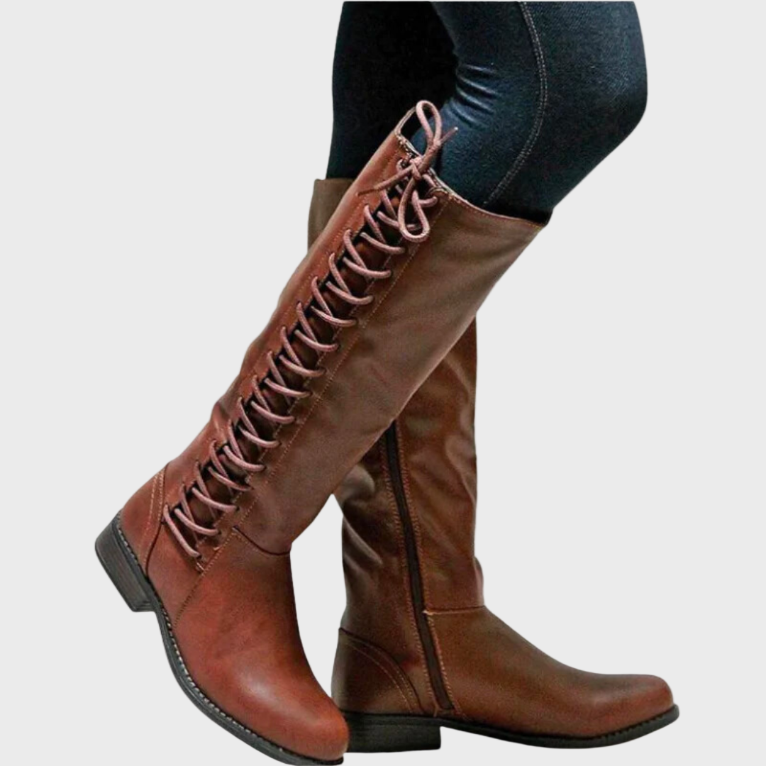Aubrey | Women's Cushioned Lace-Up High Boots
