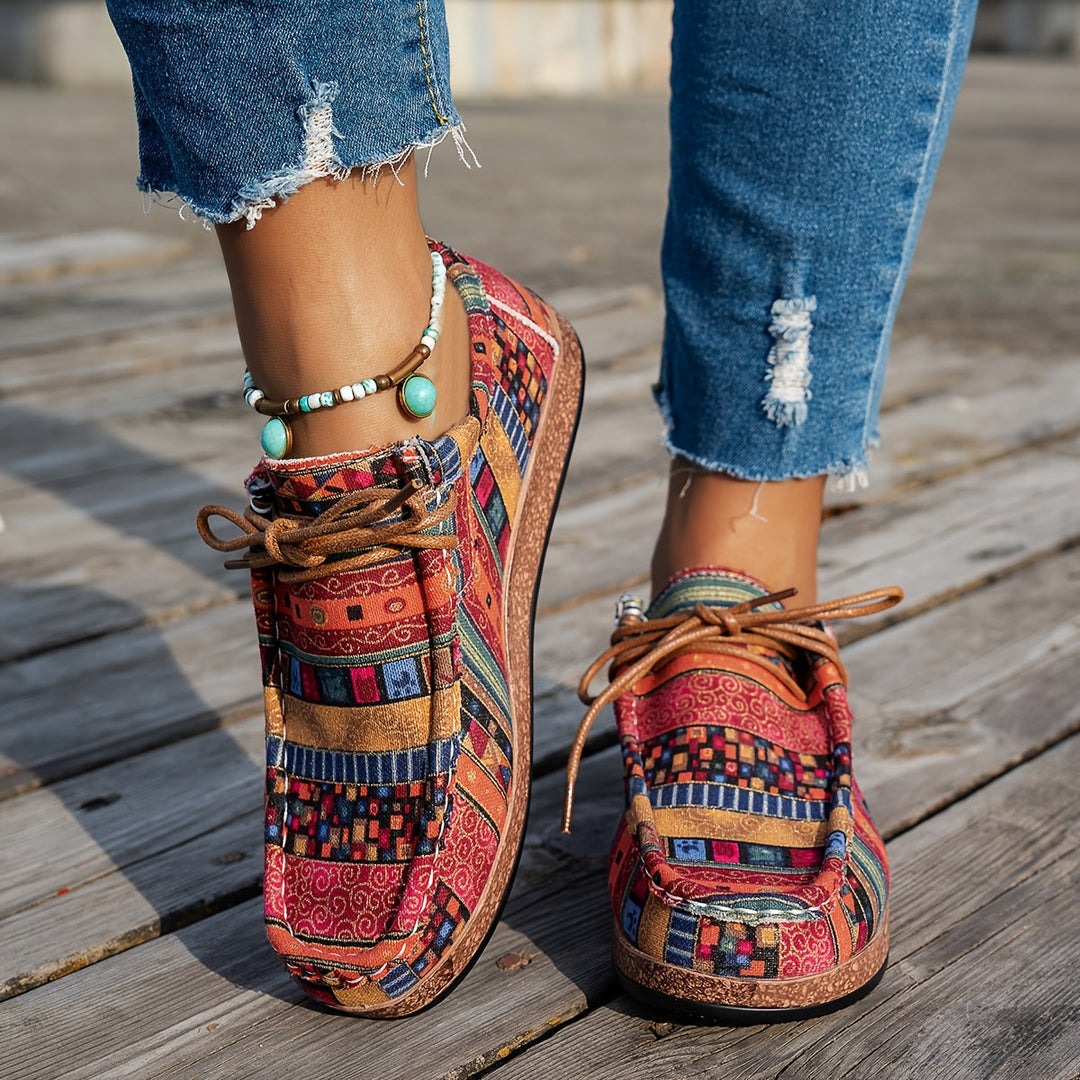 Cushioned Lace-Up Breathable and Cozy Women's Orthopedic Athletic Footwear