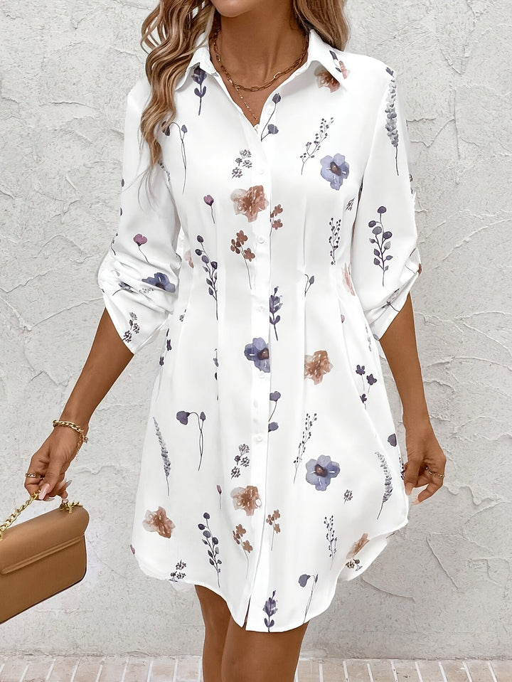 Maya | Women's Elegant Floral Midi Dress