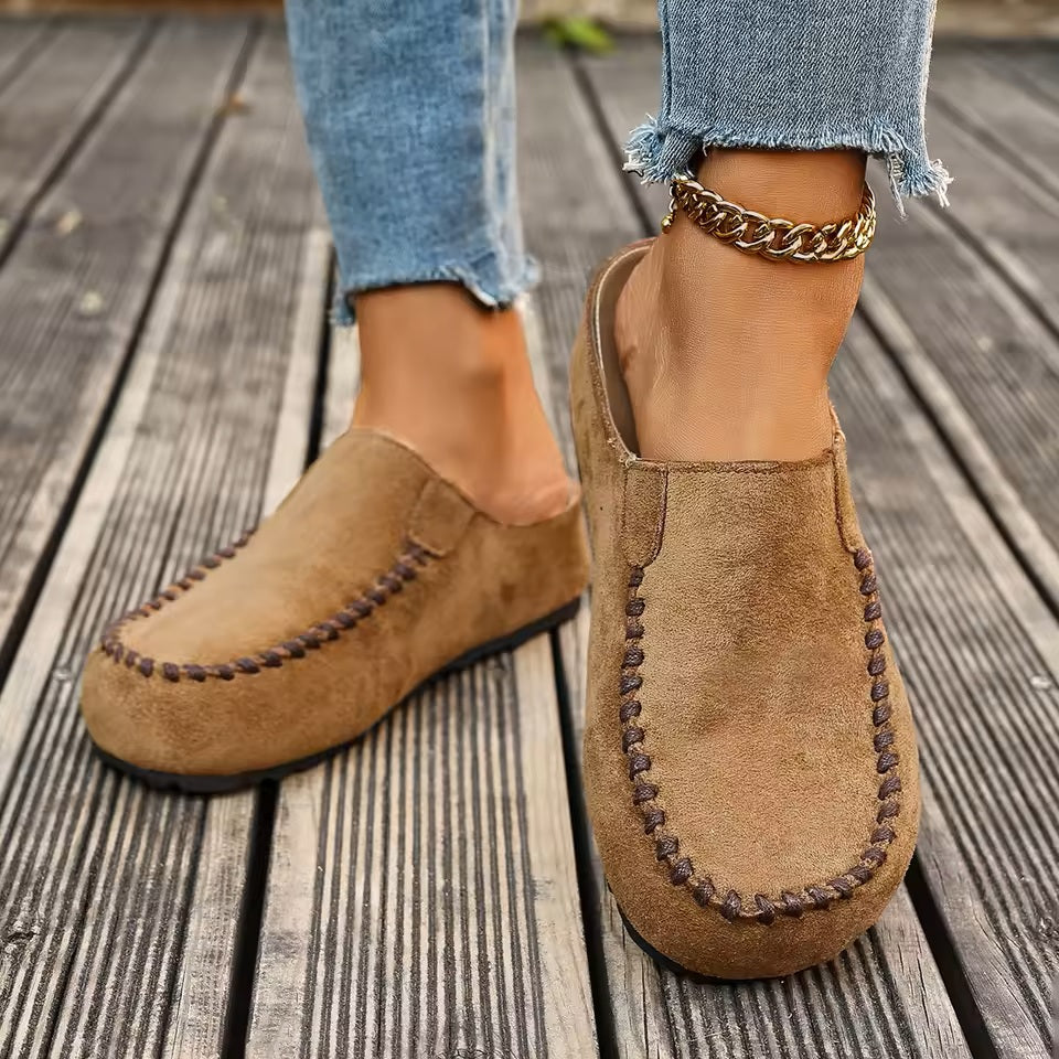 Cushioned Open-Toe Retro-Inspired Orthopedic Slippers for Women with Arch Support