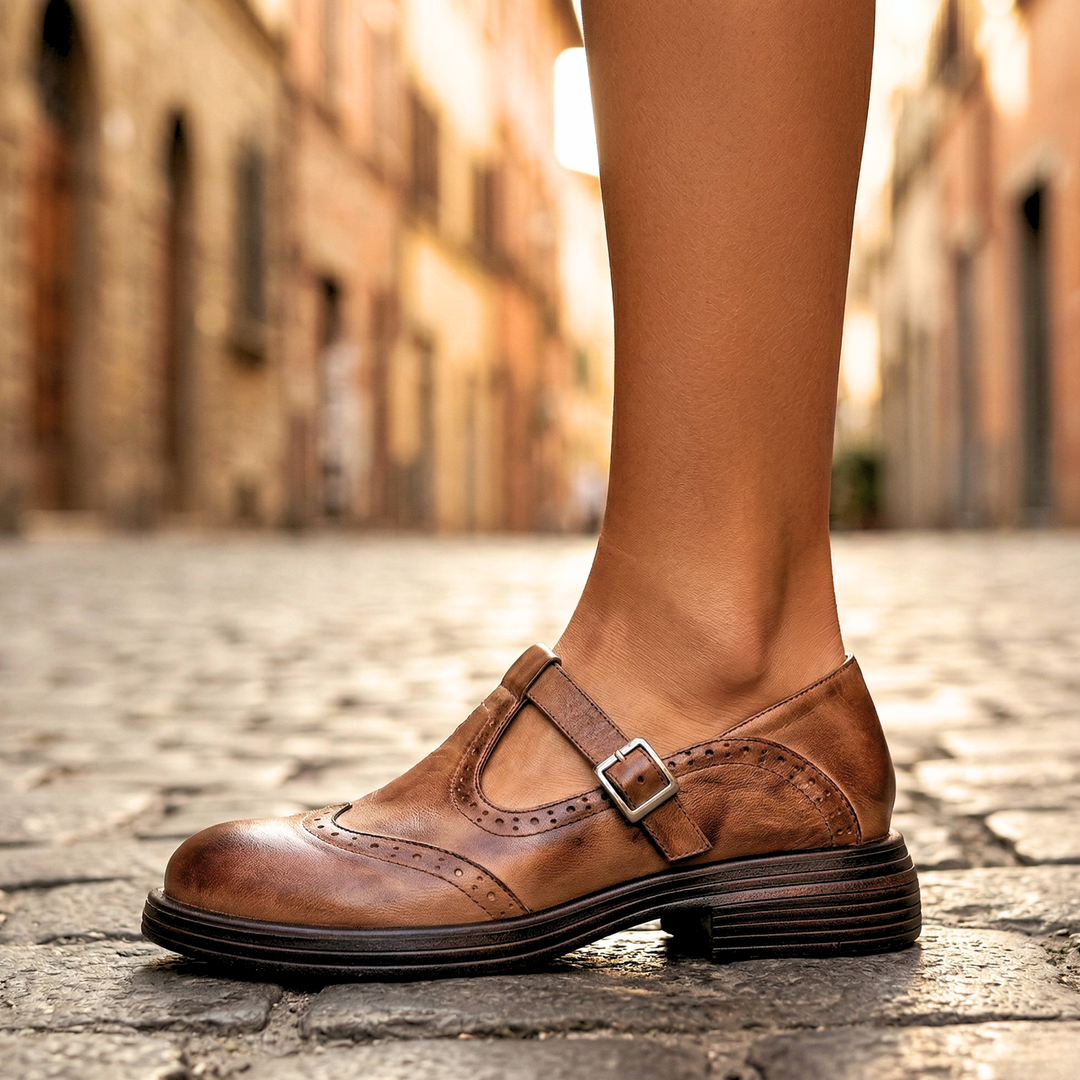 Lainey | Orthopedic Leather Loafers