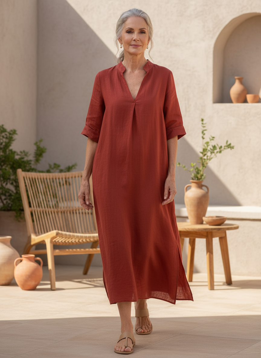 Amalie | Women's Relaxed Casual Maxi Dress