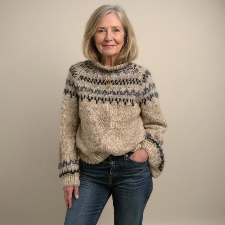 Ashley | Women's Vintage Handcrafted Icelandic Jumper