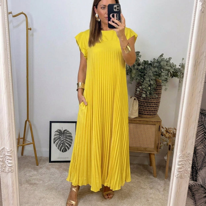 Ana | Women's Classic Comfort Maxi Dress with Pockets