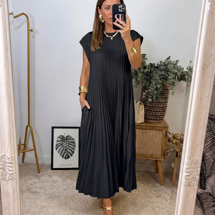 Ana | Women's Classic Comfort Maxi Dress with Pockets