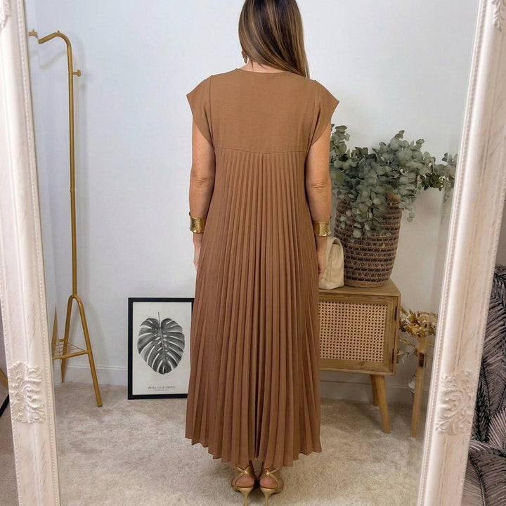 Ana | Women's Classic Comfort Maxi Dress with Pockets