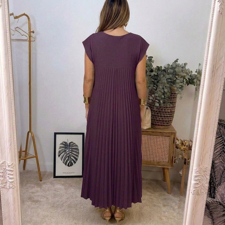 Ana | Women's Classic Comfort Maxi Dress with Pockets