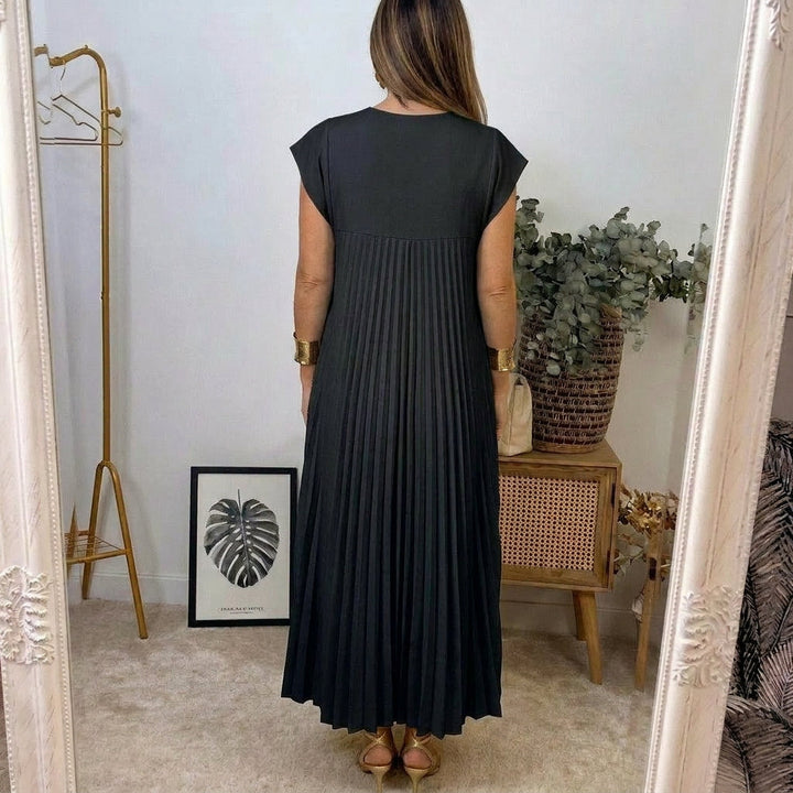 Ana | Women's Classic Comfort Maxi Dress with Pockets