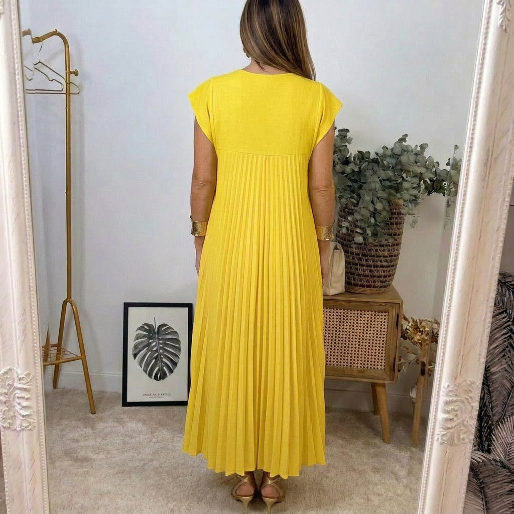 Ana | Women's Classic Comfort Maxi Dress with Pockets