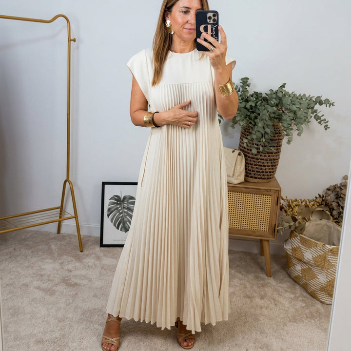 Ana | Women's Classic Comfort Maxi Dress with Pockets