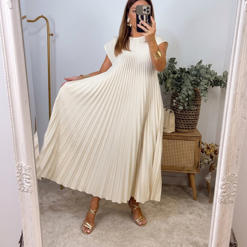 Ana | Women's Classic Comfort Maxi Dress with Pockets