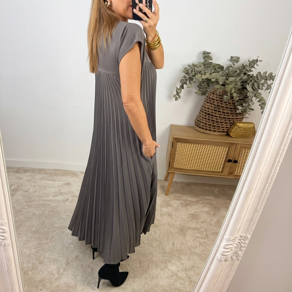 Ana | Women's Classic Comfort Maxi Dress with Pockets