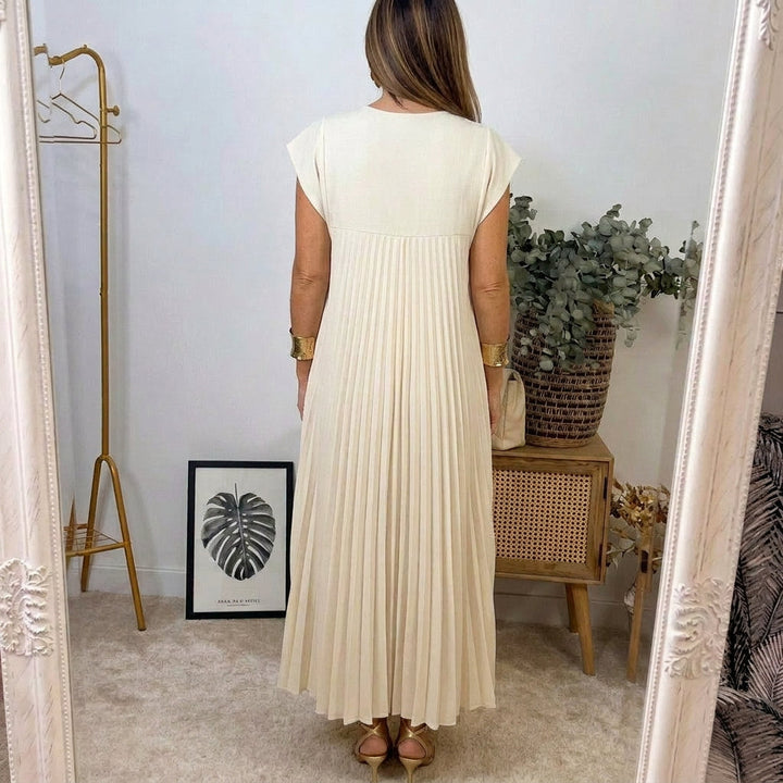 Ana | Women's Classic Comfort Maxi Dress with Pockets